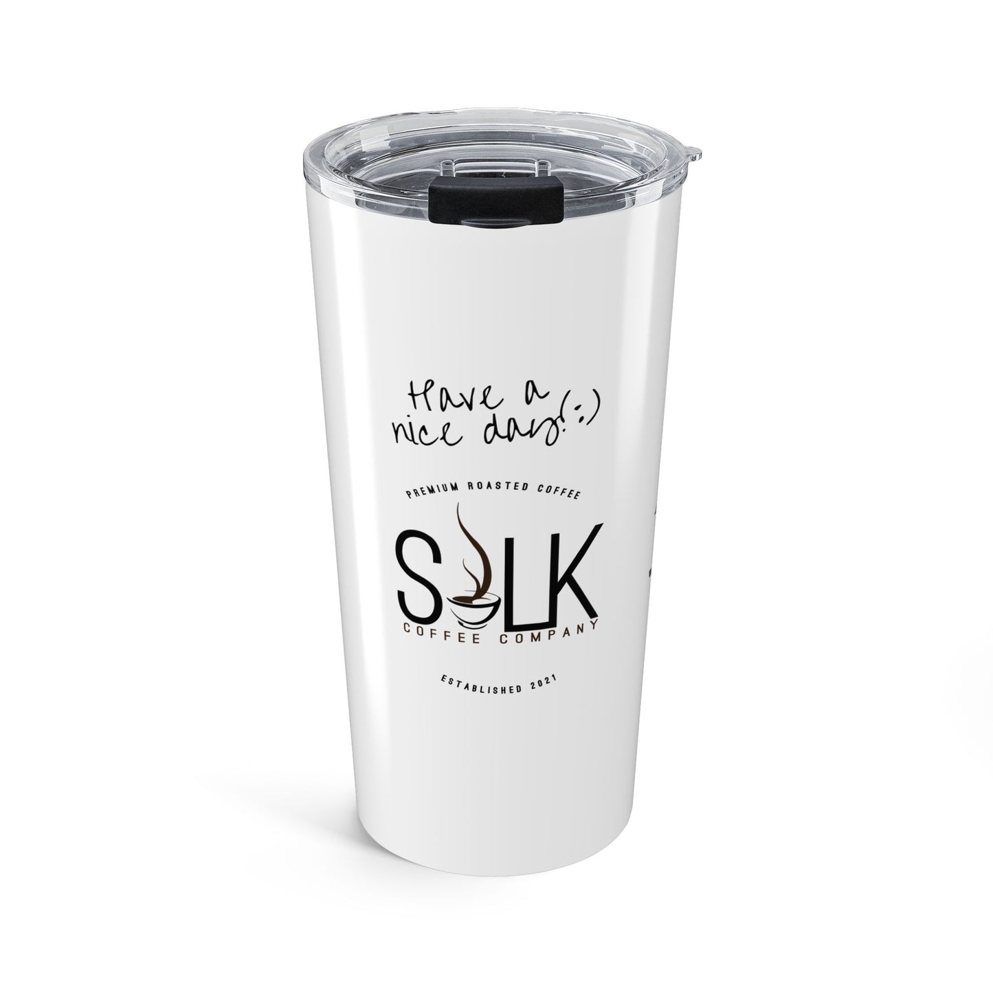 20oz "Silk To Go" Insulated Tumbler — Personalized Coffee Order Tumbler