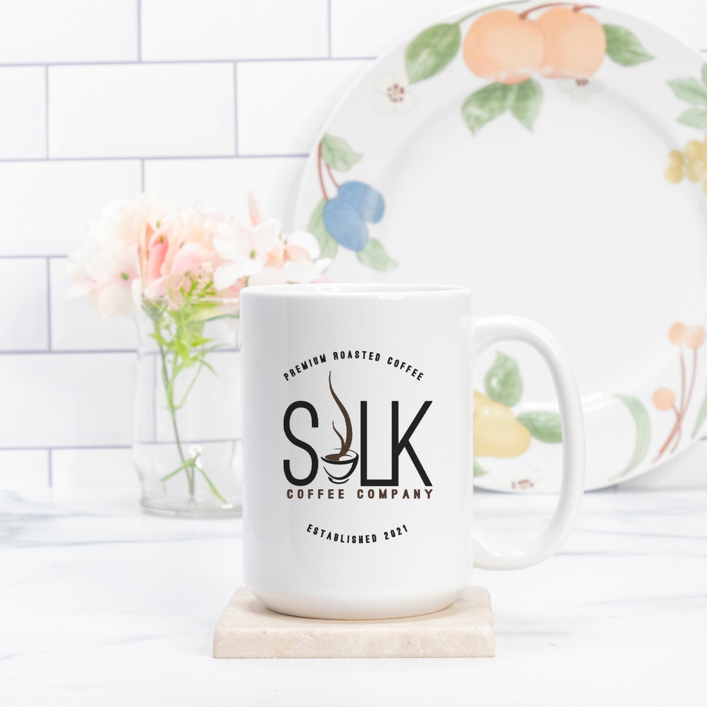 Classic Silk Mug (White) 15oz.