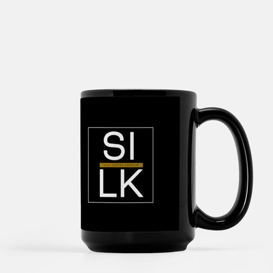 Silk Modern Black Mug 15oz
