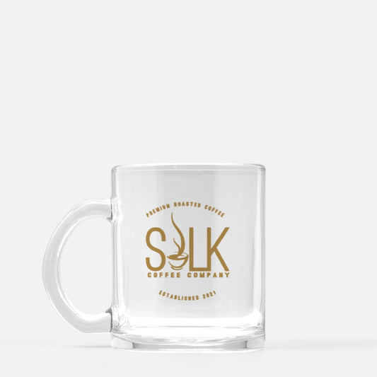 Silk Glass Mug Gold